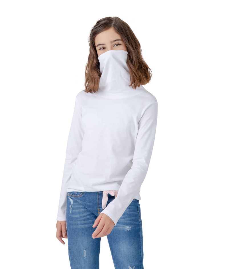 Camiseta-manga-larga-de-proteccion-Ropa-nina-Blanco