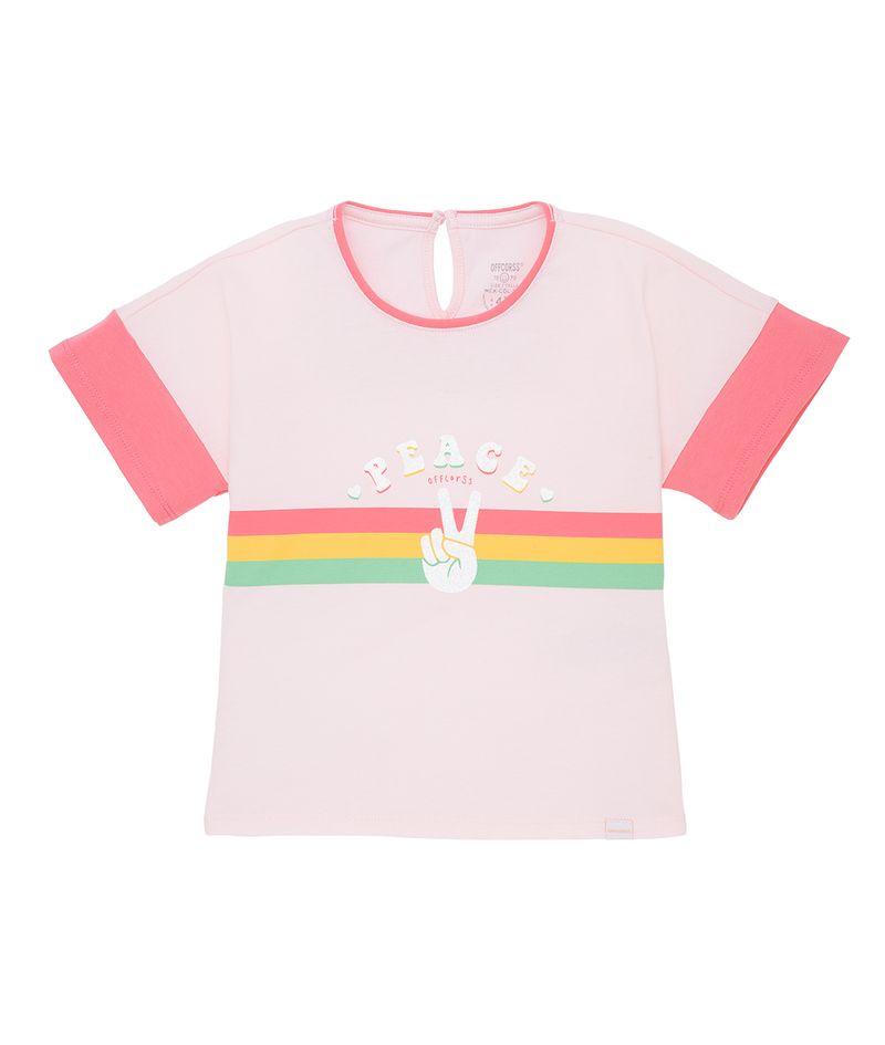 Camiseta-manga-corta-Ropa-bebe-nina-Rosado