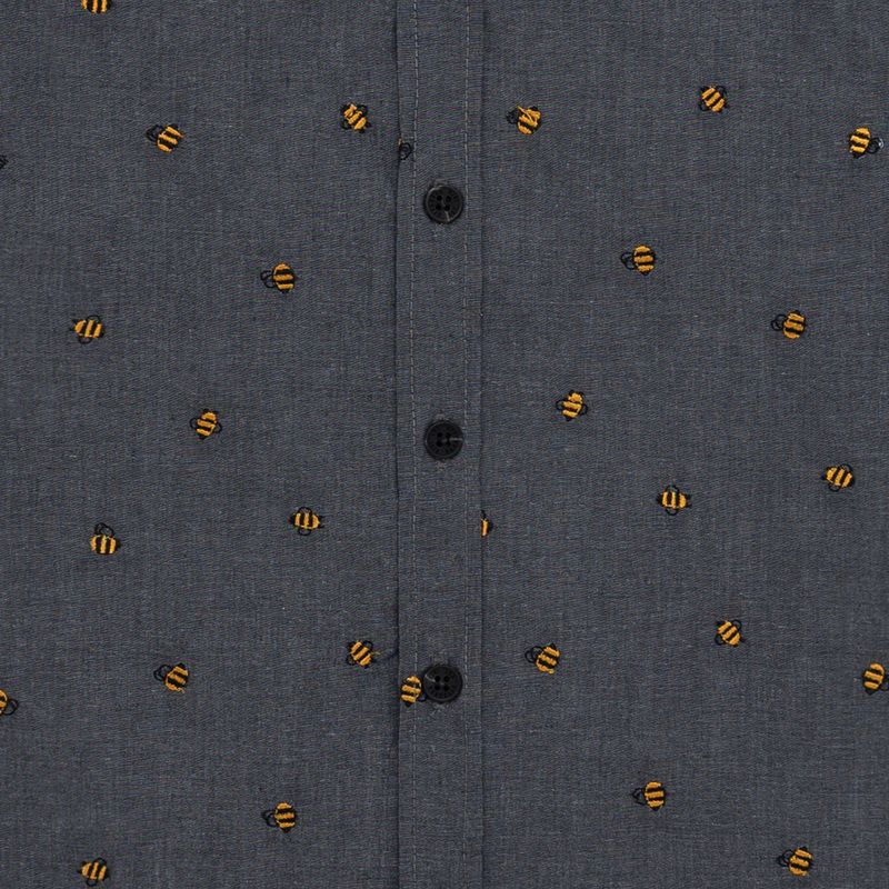 Camisa-manga-corta-Ropa-bebe-nino-Gris