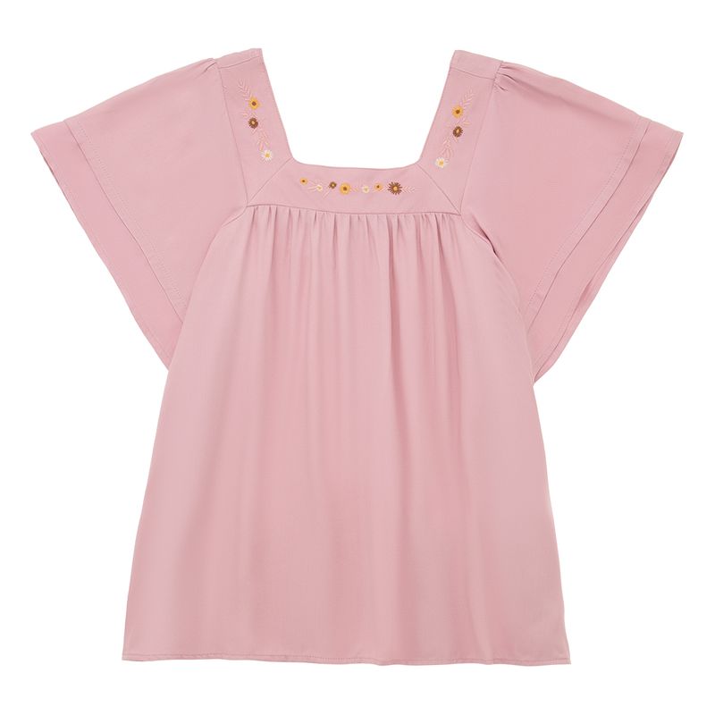 Camisa-manga-corta-Ropa-nina-Rosado