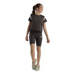 Camiseta-manga-corta-deportiva-Ropa-nina-Gris