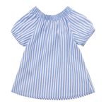Camisa-manga-corta-Ropa-bebe-nina-Azul