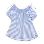 Camisa-manga-corta-Ropa-bebe-nina-Azul