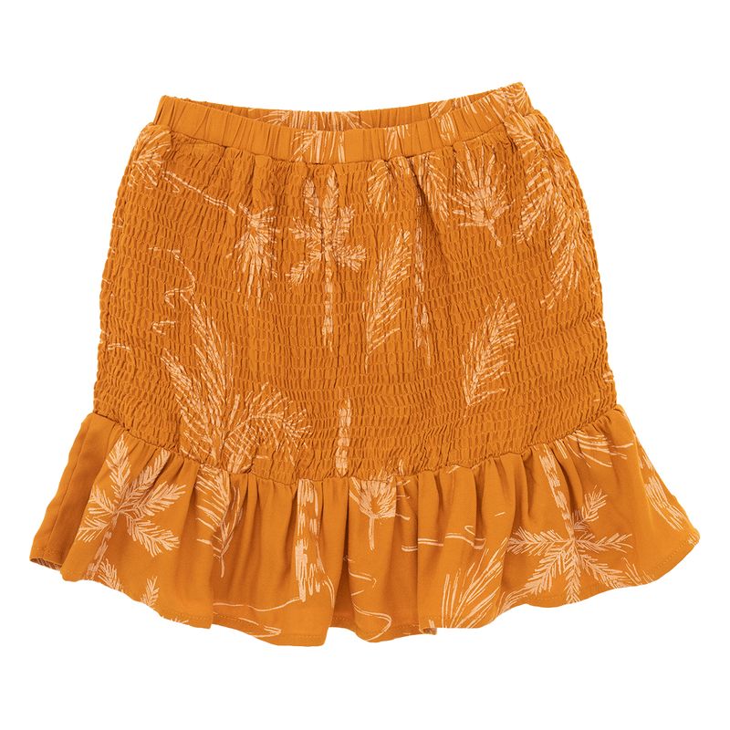 Falda-corta-Ropa-bebe-nina-Amarillo