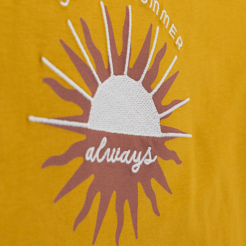 Camiseta-manga-corta-Ropa-nina-Amarillo
