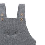 Overall-largo-Recien-nacido-Unisex-Gris