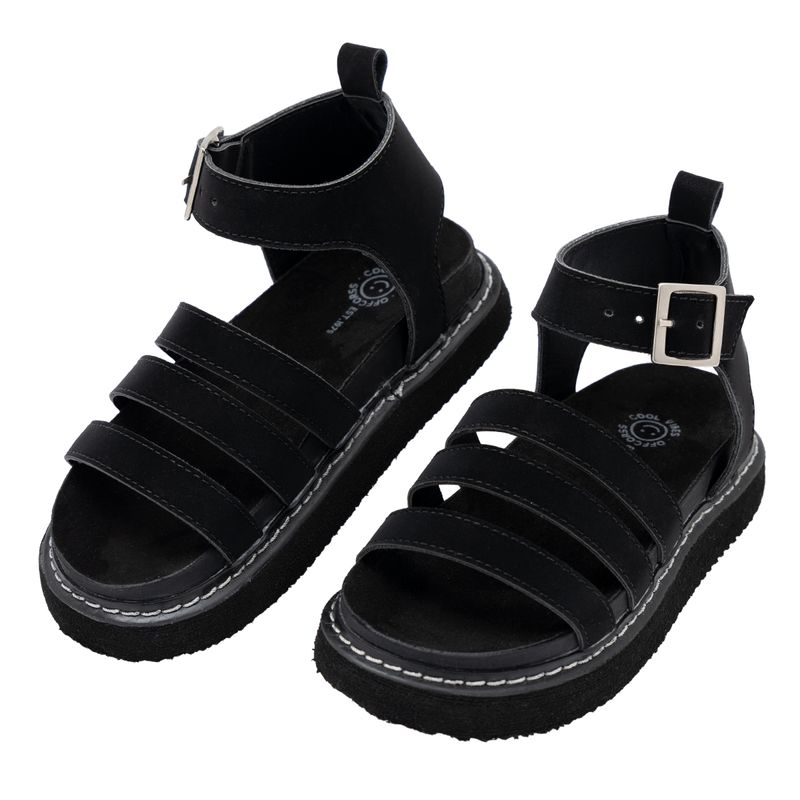 Sandalias-Ropa-bebe-nina-Gris
