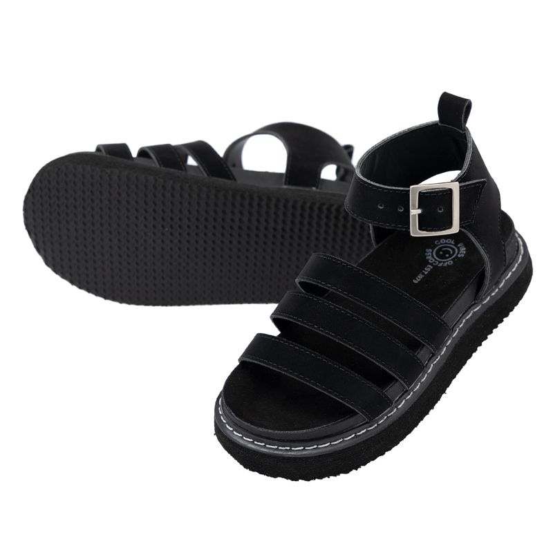Sandalias-Ropa-bebe-nina-Gris