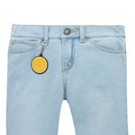 Pantalon-super-skinny-con-llavero-Ropa-nina-Indigo-claro