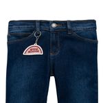 Pantalon-super-skinny-con-llavero-Ropa-nina-Indigo-oscuro