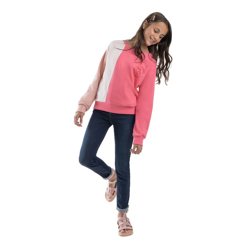 Pantalon-super-skinny-con-llavero-Ropa-nina-Indigo-oscuro
