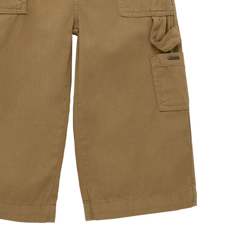 Pantalon-con-cintura-resortada-cordon-para-ajustar-y-bolsillos-para-bebe-niña-Ropa-bebe-nina-Cafe