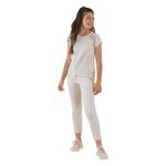 Camiseta-manga-corta-deportiva-Ropa-nina-Amarillo