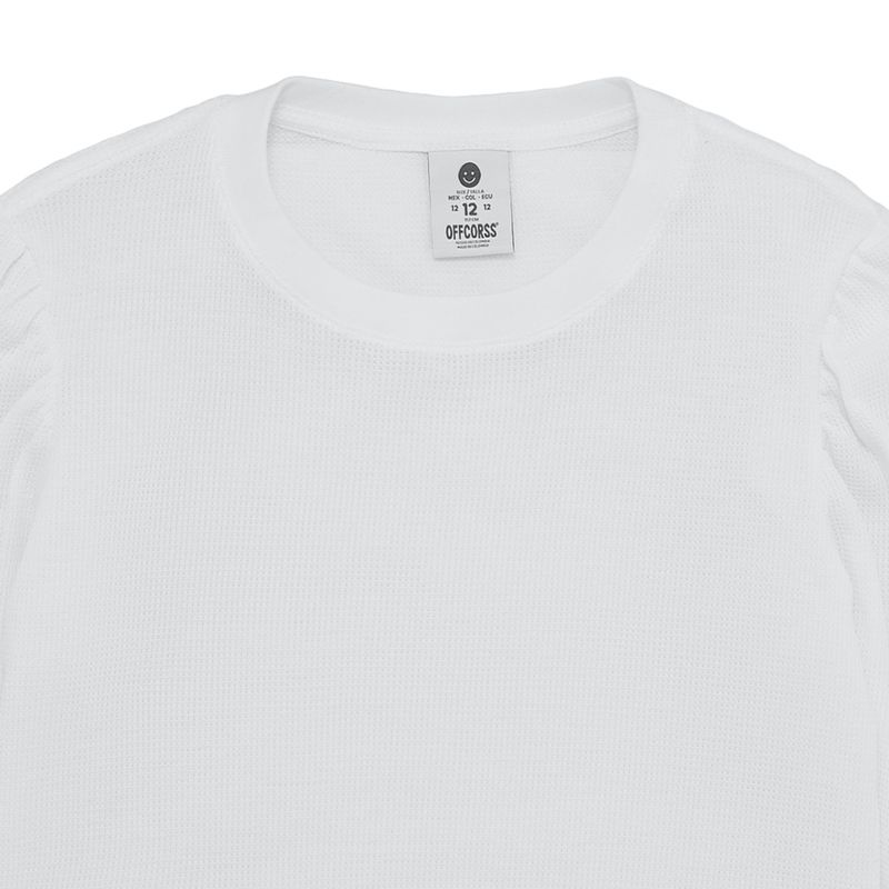 Camiseta-manga-larga-para-niña-Ropa-nina-Blanco