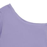 Camiseta-de-un-solo-hombro-para-niña-Ropa-nina-Morado