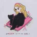 Camiseta-con-grafico-divertido-para-bebe-niña-Ropa-bebe-nina-Blanco