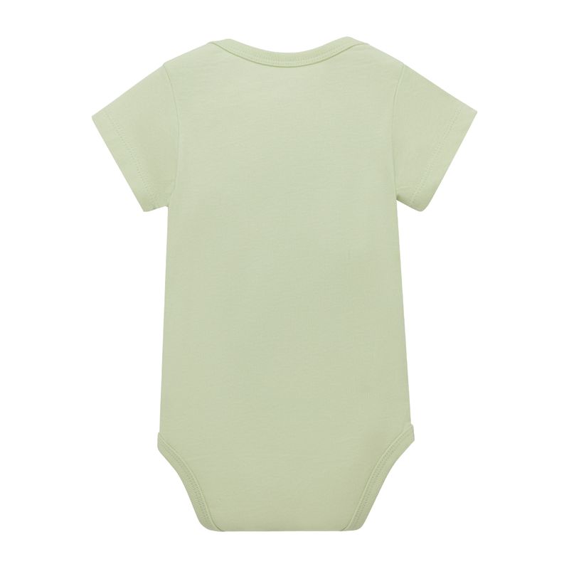 Body-manga-corta-para-recien-nacidos-Recien-nacido-Unisex-Verde