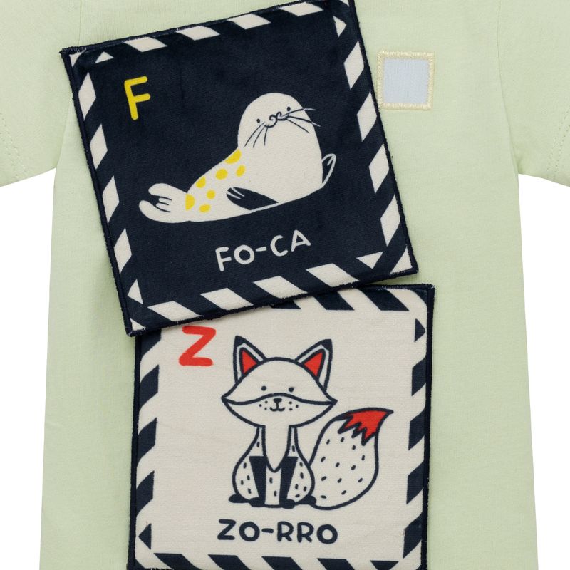 Body-manga-corta-para-recien-nacidos-Recien-nacido-Unisex-Verde