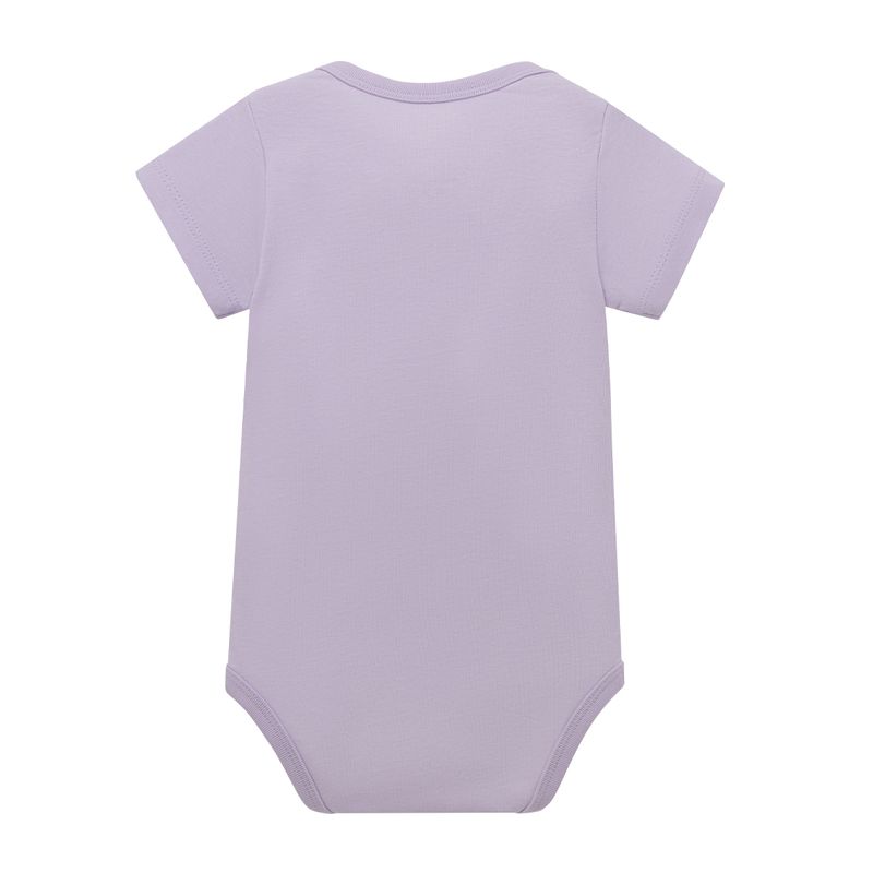 Body-manga-corta-para-recien-nacidos-Recien-nacido-Unisex-Morado