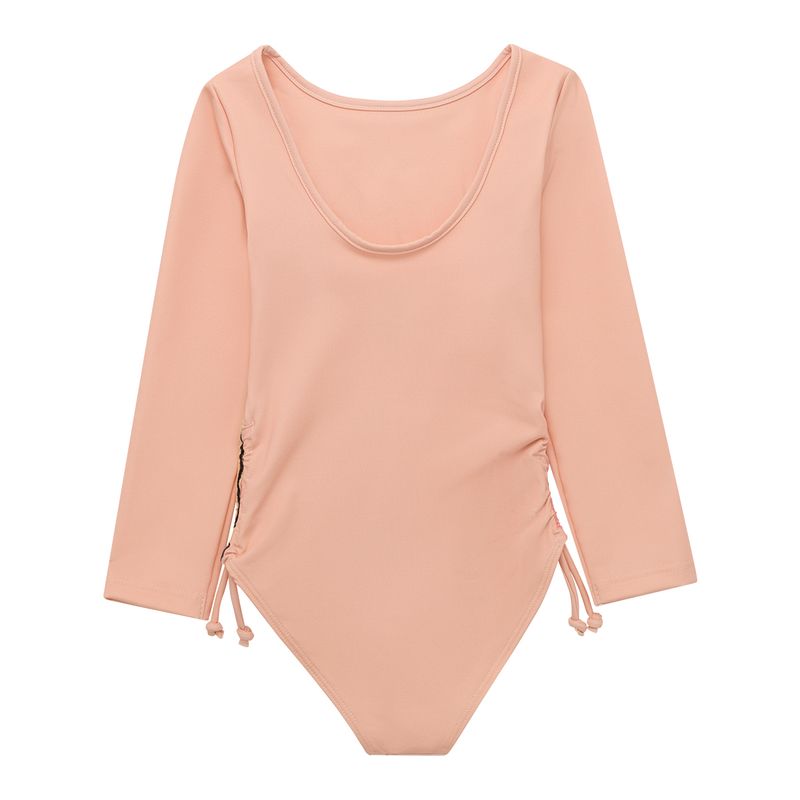 Vestido-de-baño-entero-para-bebe-niña-Ropa-bebe-nina-Naranja