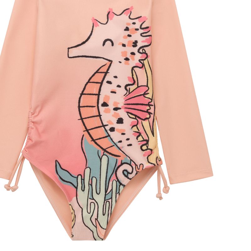 Vestido-de-baño-entero-para-bebe-niña-Ropa-bebe-nina-Naranja
