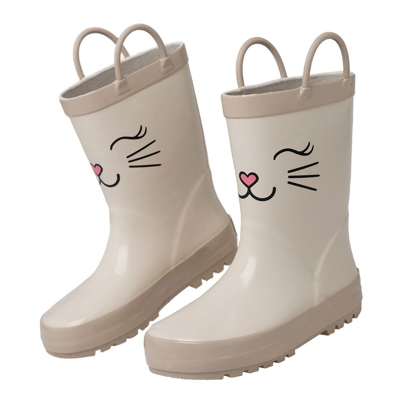 Botas-plasticas-pantaneras-para-bebe-niña-Ropa-bebe-nina-Cafe