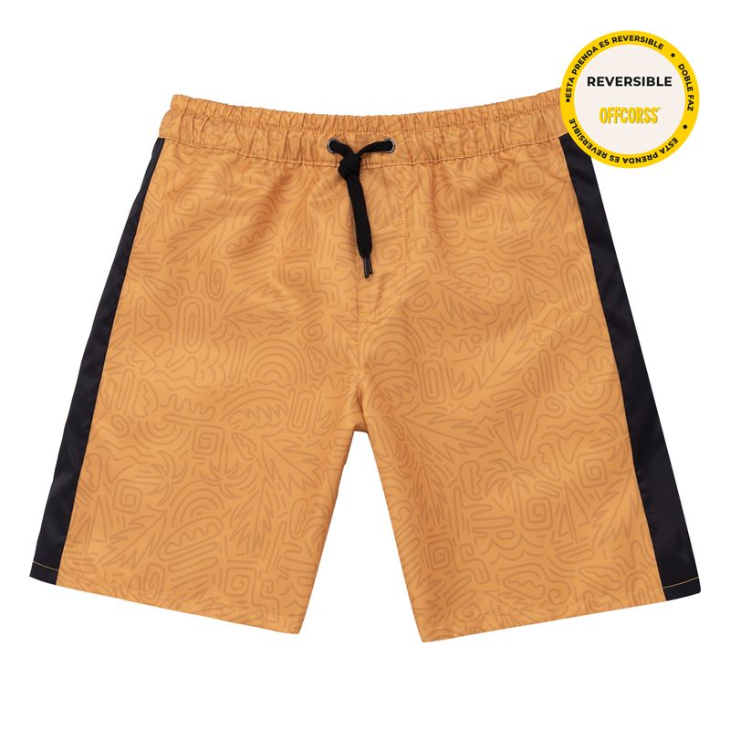 Pantaloneta-de-baño-doble-faz-para-niño-Ropa-nino-Cafe
