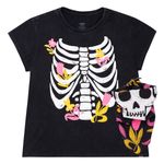 Set-camiseta---pañoleta-para-niña-Ropa-nina-Gris