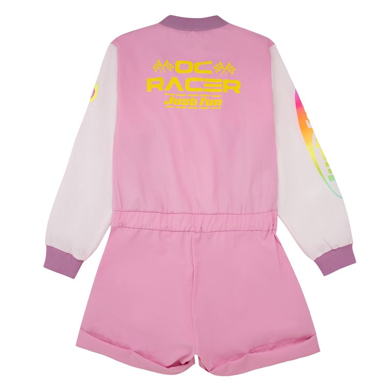 Enterizo-corto-disfraz-de-corredora-para-niña-Ropa-nina-Rosado