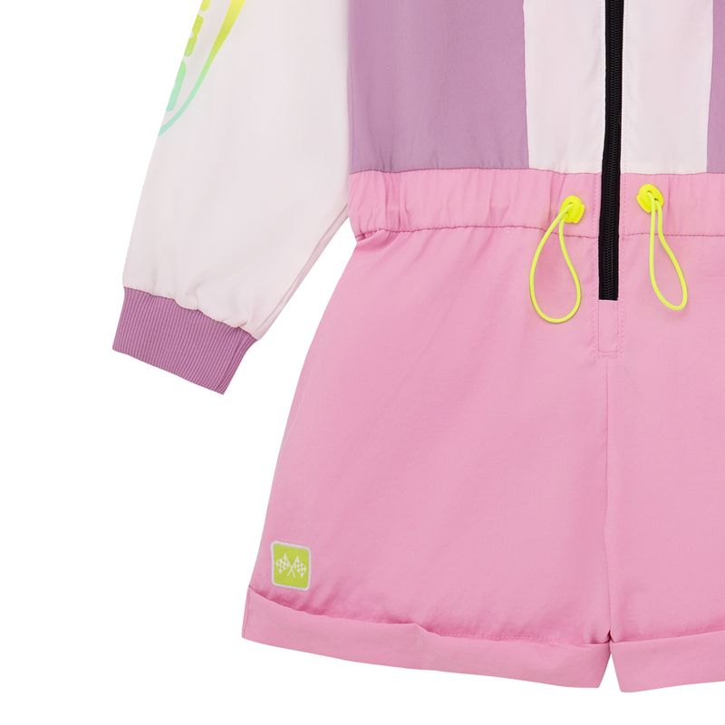 Enterizo-corto-disfraz-de-corredora-para-niña-Ropa-nina-Rosado