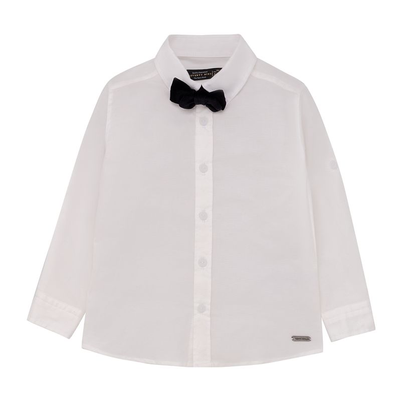 Camisa-manga-larga-con-corbatin-removible-para-bebe-niño-Ropa-bebe-nino-Blanco