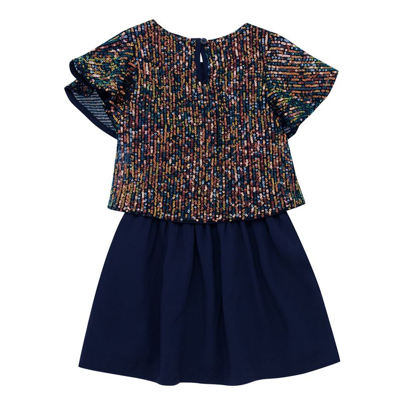 Vestido-manga-corta-para-bebe-niña-Ropa-bebe-nina-Azul