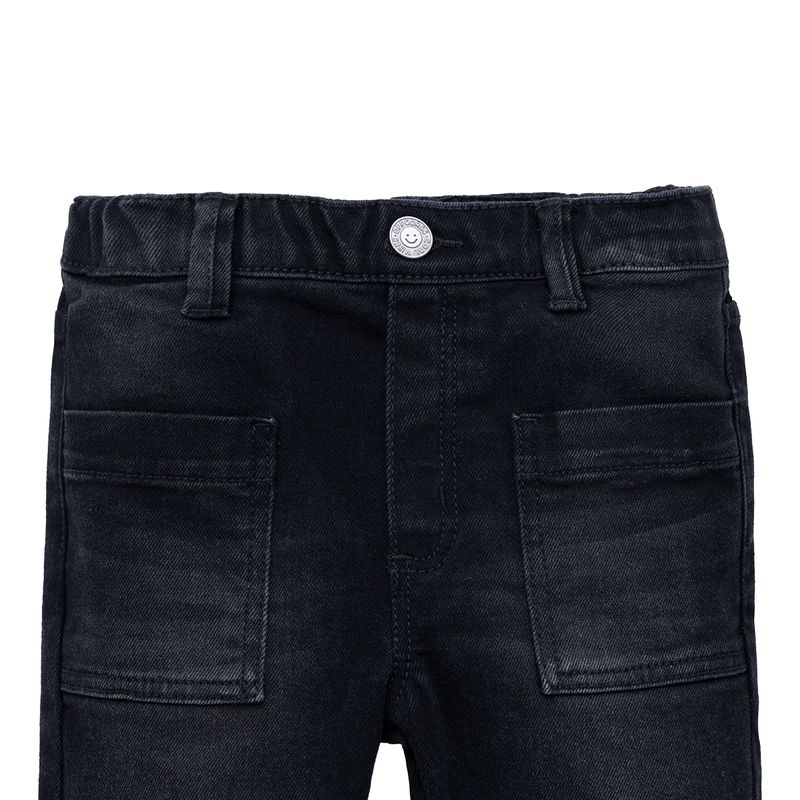 Denim-silueta-jogger-para-recien-nacido-niño-Ropa-recien-nacido-nino-Indigo-oscuro