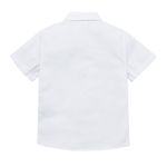 Camisa-manga-corta-para-bebe-niño-Ropa-bebe-nino-Blanco