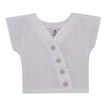 Camisa-manga-corta-para-bebe-niña-Ropa-bebe-nina-Blanco