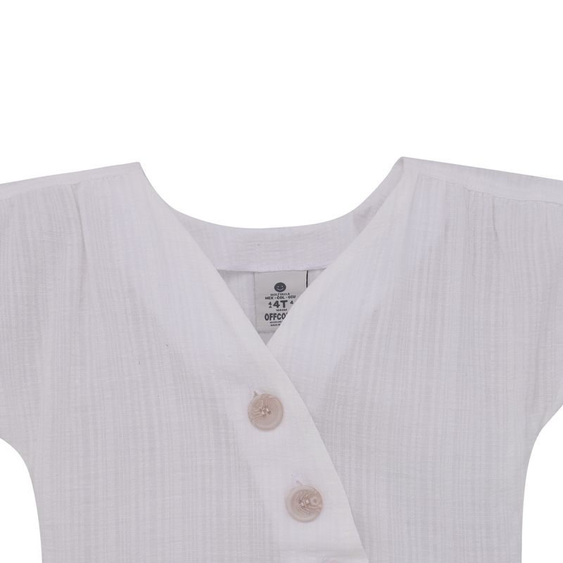 Camisa-manga-corta-para-bebe-niña-Ropa-bebe-nina-Blanco