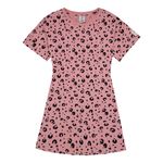 Vestido-manga-corta-para-niña-Ropa-nina-Rosado