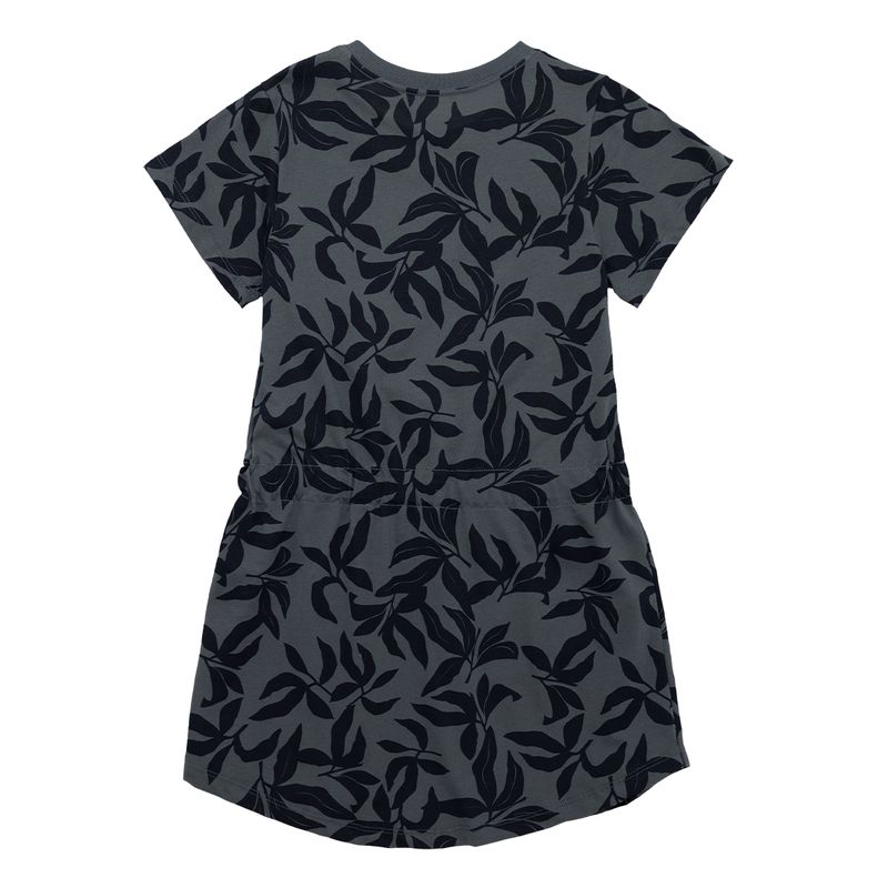Vestido-manga-corta-para-niña-Ropa-nina-Gris