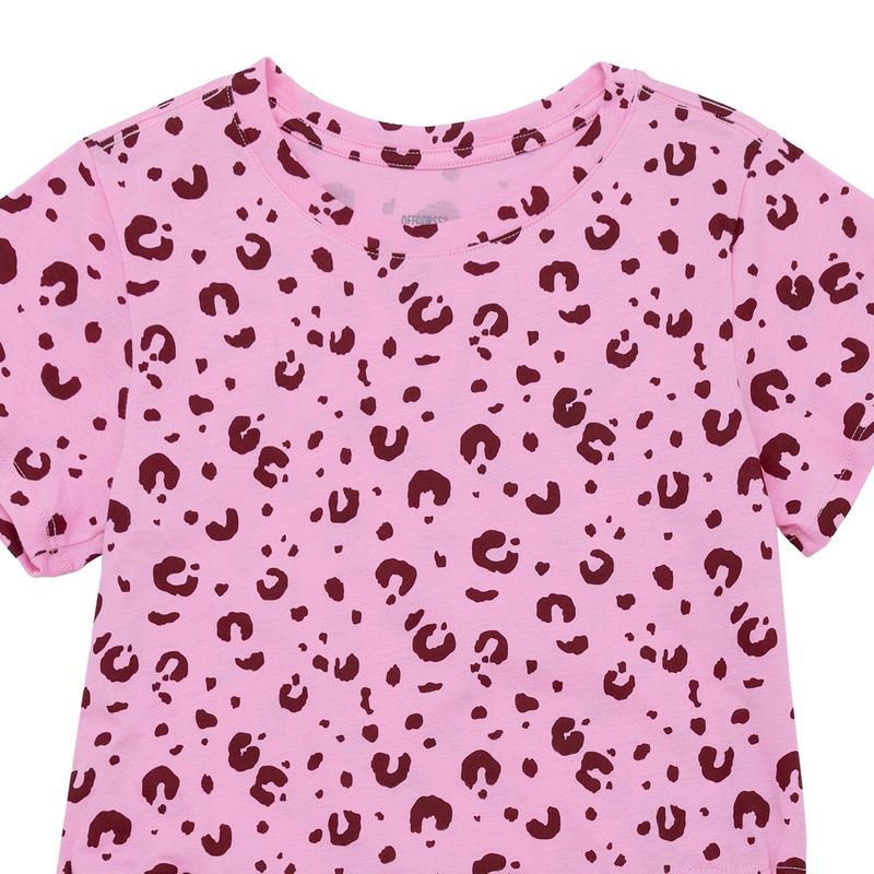Vestido-manga-corta-para-niña-Ropa-nina-Rosado