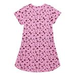 Vestido-manga-corta-para-niña-Ropa-nina-Rosado