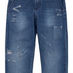 Jean-silueta-carrot-para-niños-Ropa-nino-Indigo-oscuro