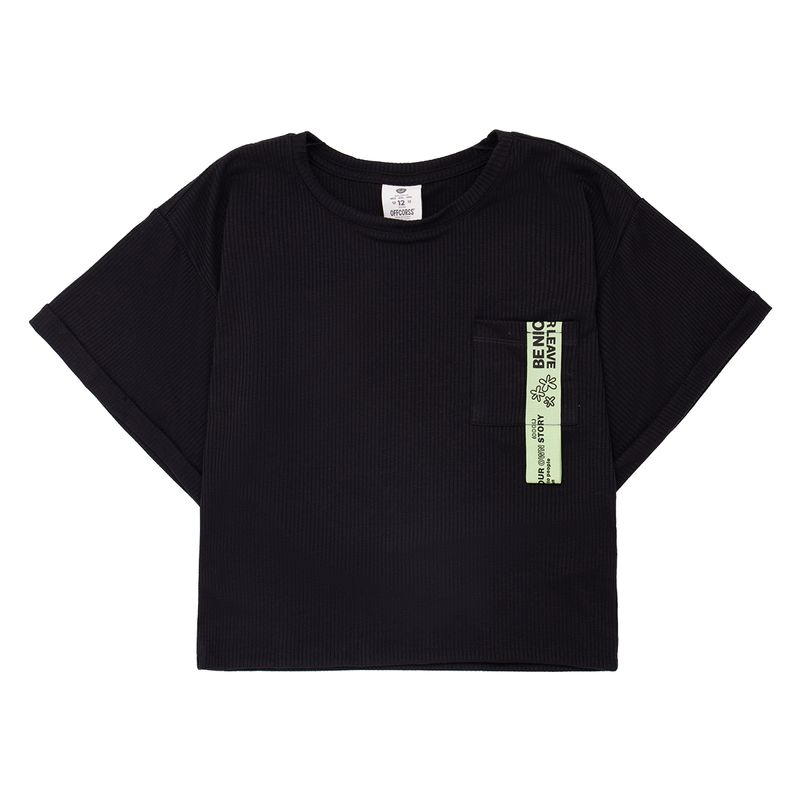 Camiseta-manga-corta-para-niña-Ropa-nina-Gris