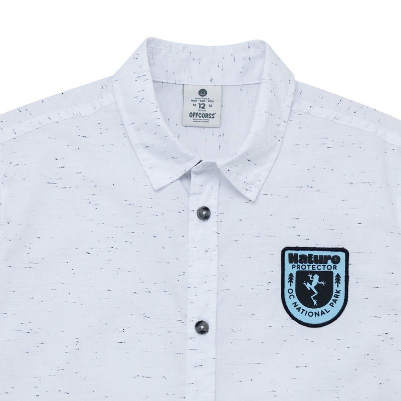 Camisa-manga-corta-para-niño-Ropa-nino-Blanco