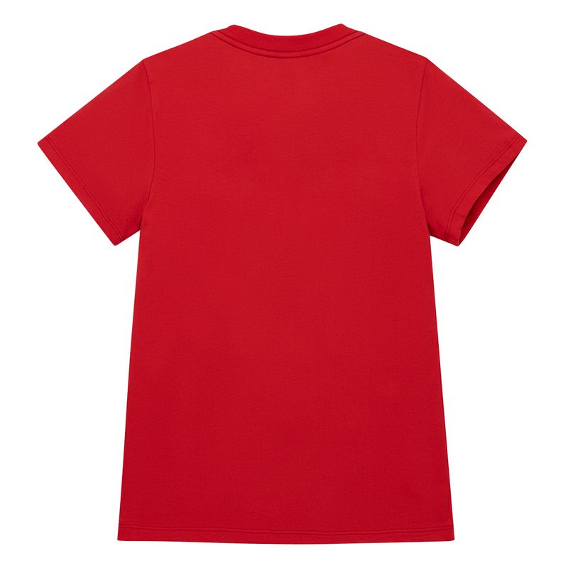 Camiseta--con-grafico-de-navidad-para-niña-Ropa-nina-Rojo