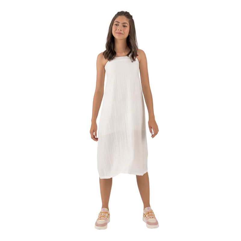Vestido-largo-manga-sisa-para-niña-Ropa-nina-Gris