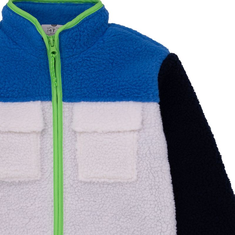 Chaqueta-tipo-ovejero-para-bebe-niño-Ropa-bebe-nino-Azul