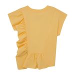 Camiseta-manga-corta-para-bebe-niña-Ropa-bebe-nina-Amarillo