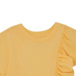 Camiseta-manga-corta-para-bebe-niña-Ropa-bebe-nina-Amarillo