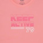 Camiseta-manga-corta-deportiva-para-niñas-Ropa-nina-Rosado