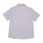 Camisa-manga-corta-para-bebe-niño-Ropa-bebe-nino-Gris